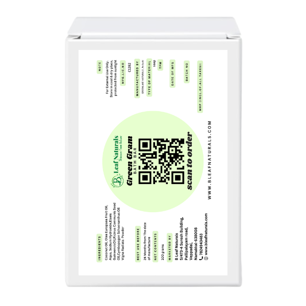 Green Gram Soap – Natural Exfoliation & Skin Brightening