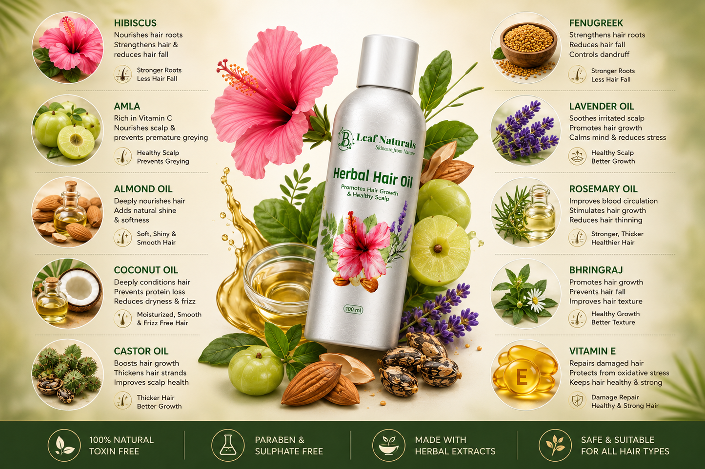 Hair Growth & Hair Fall Control oil