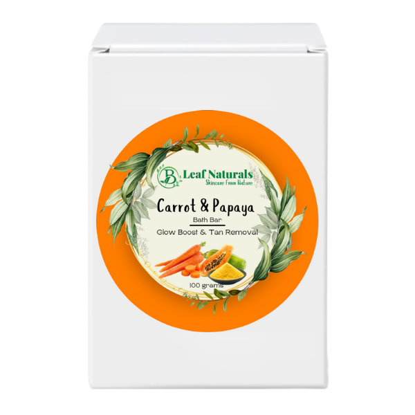 Carrot & Papaya Soap – Natural Glow & Tan Removal
