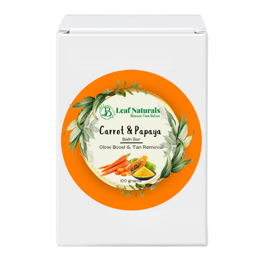 Carrot & Papaya Soap – Natural Glow & Tan Removal