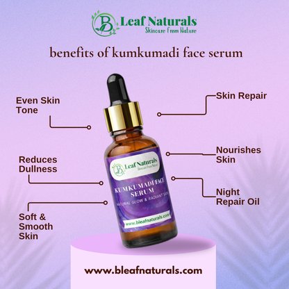 Kumkumadi Face Serum – Natural Glow & Radiant Skin Care