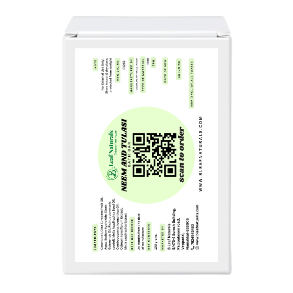 Kuppaimeni & Neem & Tulasi Soap – Pimple Care & Skin Purifying